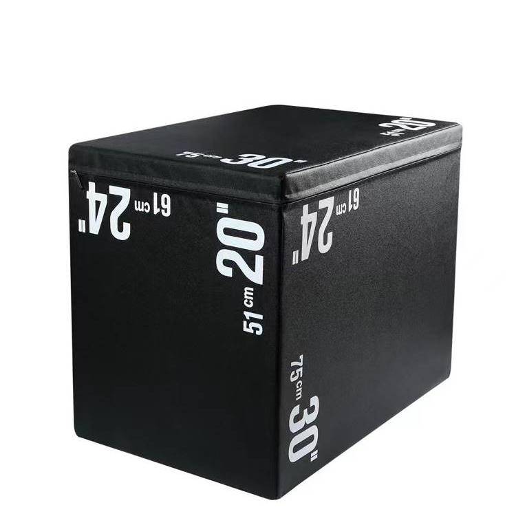 Three -in -one software single jump box UMP+BOX body suitable training box can customize logo fitness wooden box J