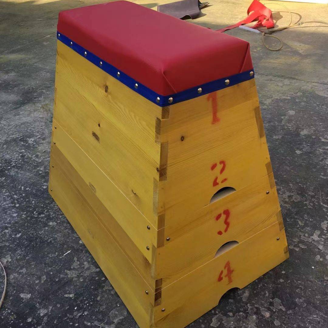Standard adult wood jump box total high 125cm high