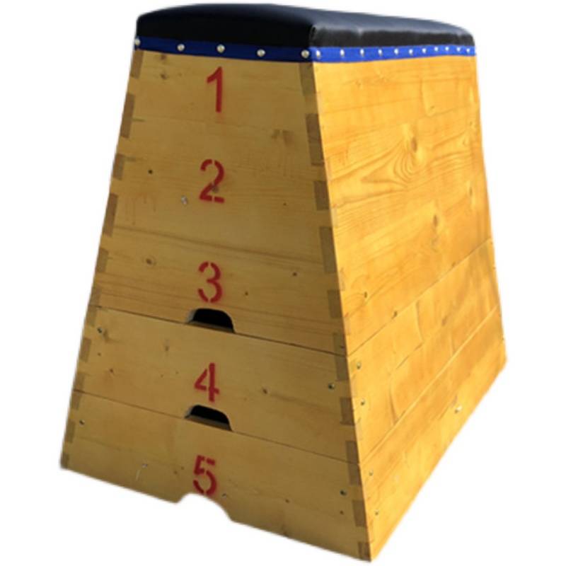 Children's adjustable horses jumping horse kindergarten saddling horse disassembled jumping box big goat jump training equipment spring assistance springboard