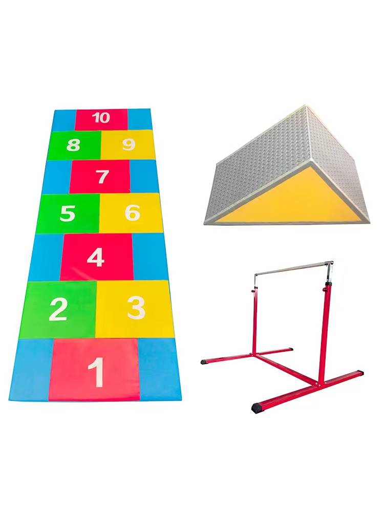 Children's physical fitness software Equipment, Young Poly Saddle Horse Jumping Box Children's Education Tongsian Early Education Combination