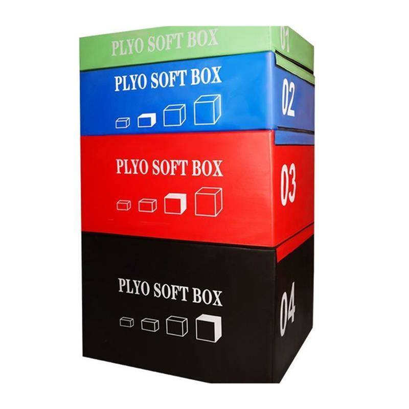 Jumper box four-to-one, child ejection training equipment, step-by-step combination gymnasium, high-soft