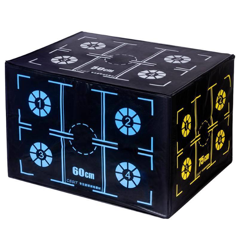Three -in -one jump box Children's physical fitness training equipment jump stool jumping horse bounce fitness jump box household fitness box