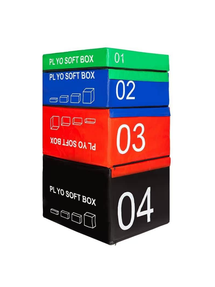 Jumper box training four-to-one gymnasium children's flexible, progressive, four-stage energy-composed box