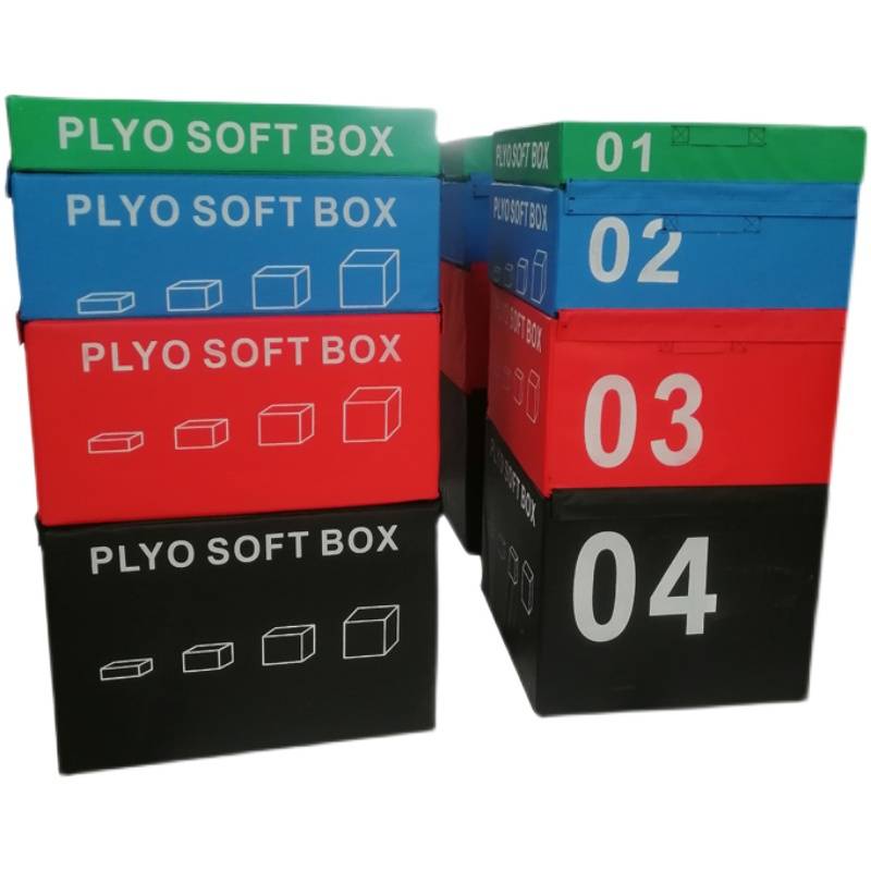 Children's body can balance the wooden kindergarten software equipment body energy jumping box to train the run cooling rack running jump barrier