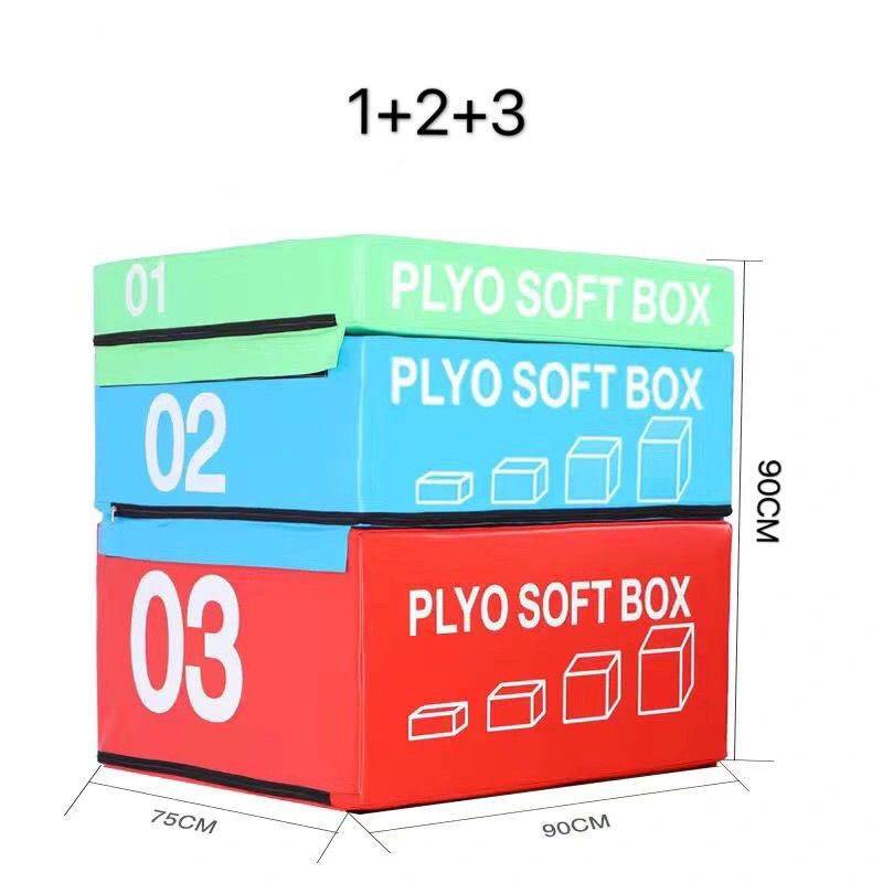 Jumper box soft gym, high-tempered children's ejection combination trained to jump