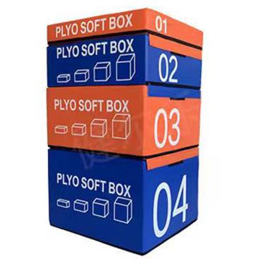 Adult jumping box orange blue