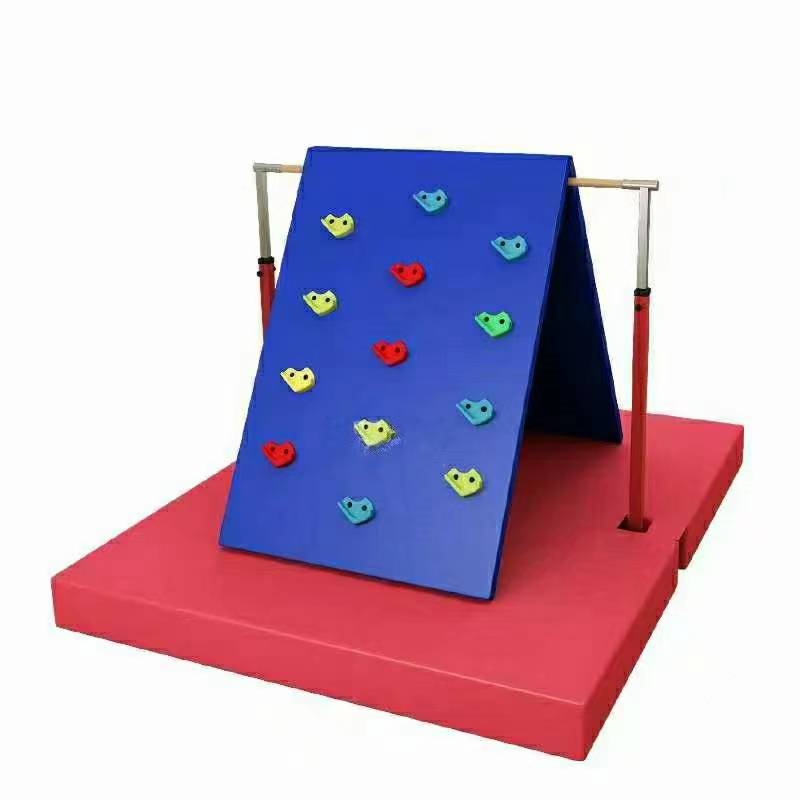 Single bars+cushion+rock climbing