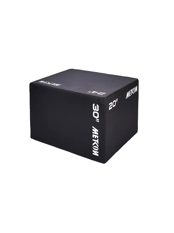 MetCon Mai concrete soft jump box reinforced stable hard wood jump box functional training equipment