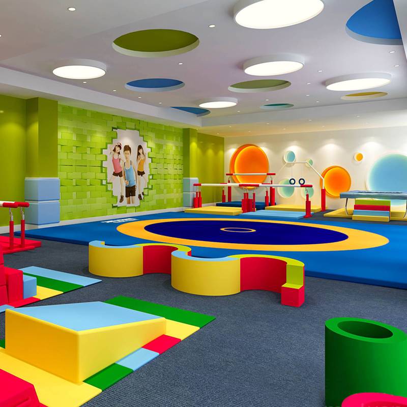 Children's physical fitness training parkour combination box jump box board climbing balance wood folding pad sensor training equipment