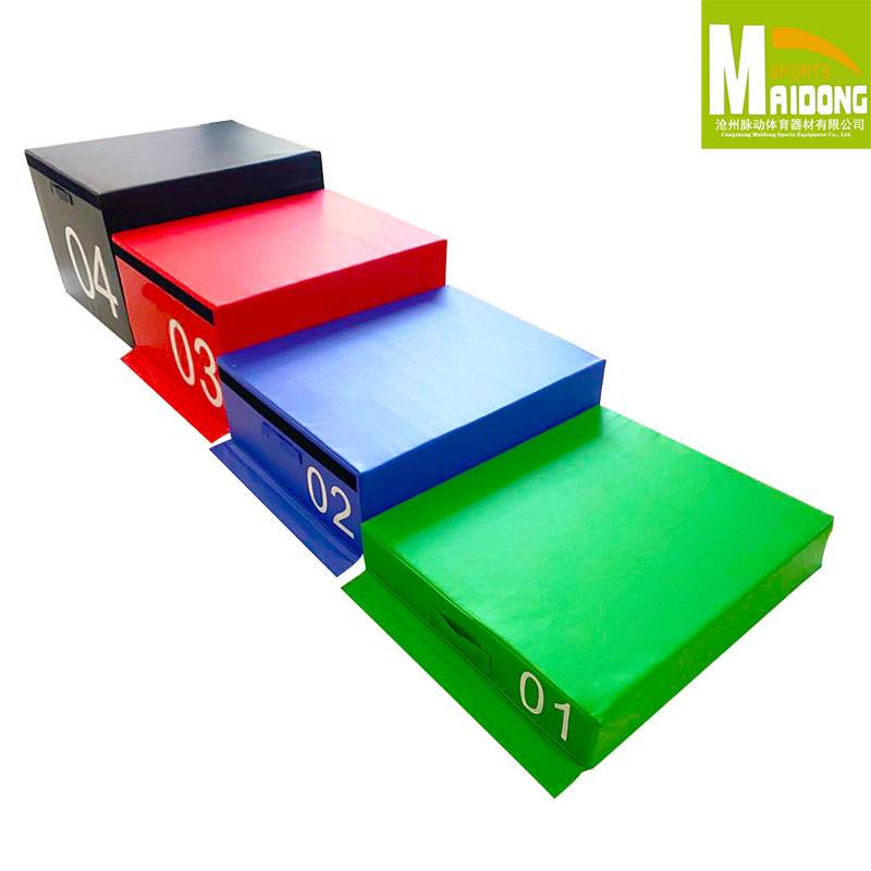 Progressive split jump box