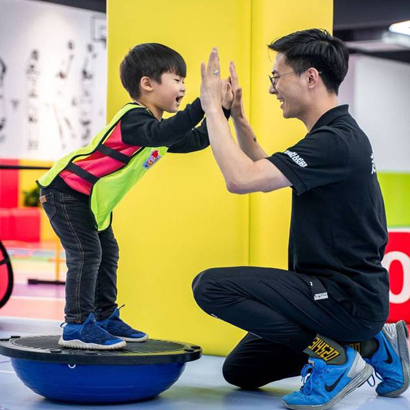 Children's physical fitness training parkour combination box jump box board climbing balance wood folding pad sensor training equipment