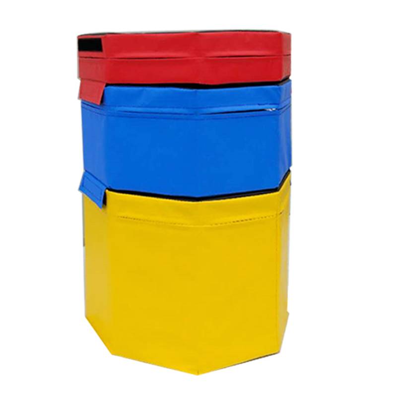 Multi -in -one children's physical fitness training jump boxes and one -step octagonal combination multi -function jump box