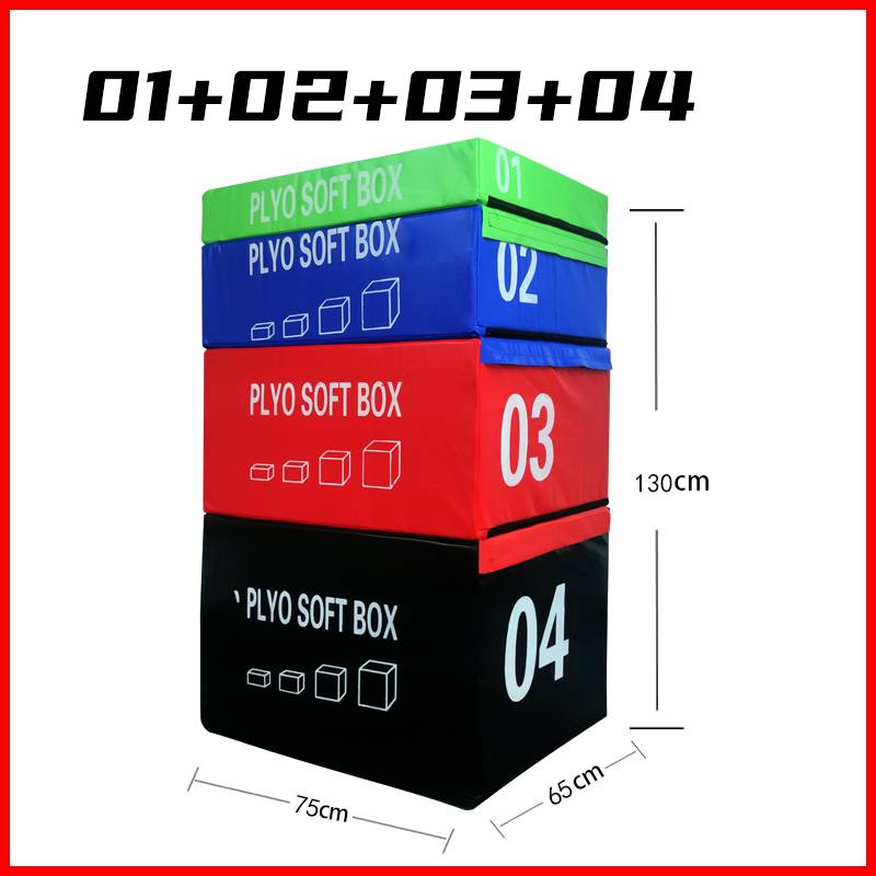 Children jumping box