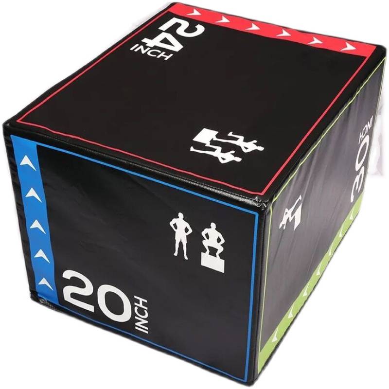 Three -in -one jump box Child jumping stool Children's bomb explosion training body is suitable for gym software equipment jump boxes