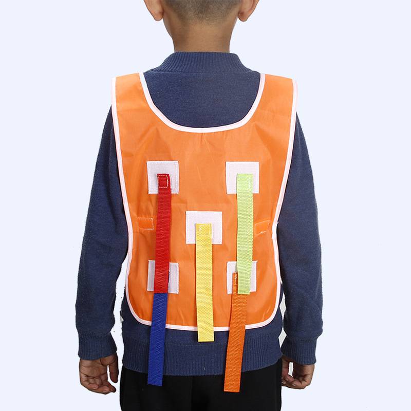 Children's vest-orange+5 tails