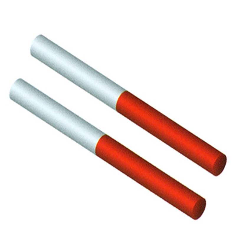 Track and field competition standard relay stick primary and secondary school children's training race running aluminum alloy wood color student relay stick