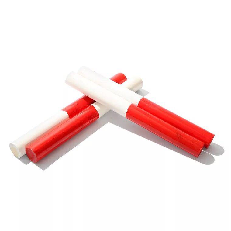 Track and Field Release the Aluminum Alloy Games Standard Competition 30 cm relaxation rod red and white dual -color transmission stick