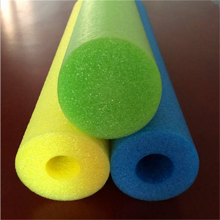 EPE solid color swimming stick buoyant bubble sponge rod floating stick children's play water toy stick