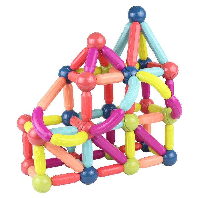 Hundreds of Magnetic Baseball Children's Forming Building Block Girl Magnet Intellectual Stitching Puzzle Puzzle Early Education Toys