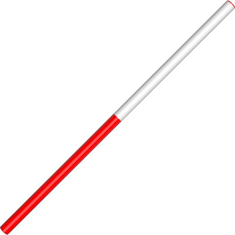 Athletics Games Red and White Power Stick ABS Plastic Gymnastic Stick Baseball Baseball Baseball Teaching Auxiliary