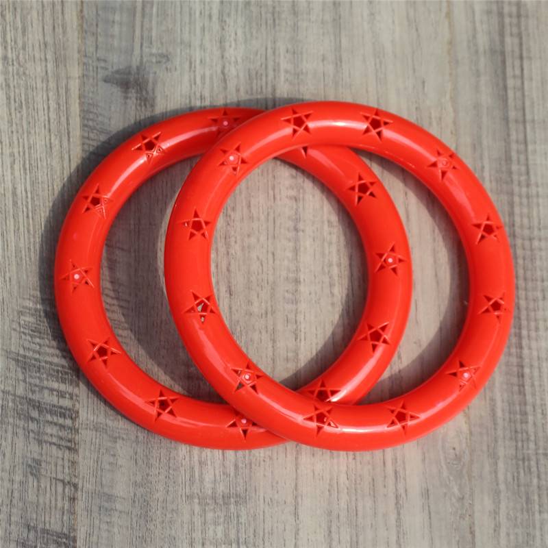 Thicked gymnastics ring 16 cm 2 red