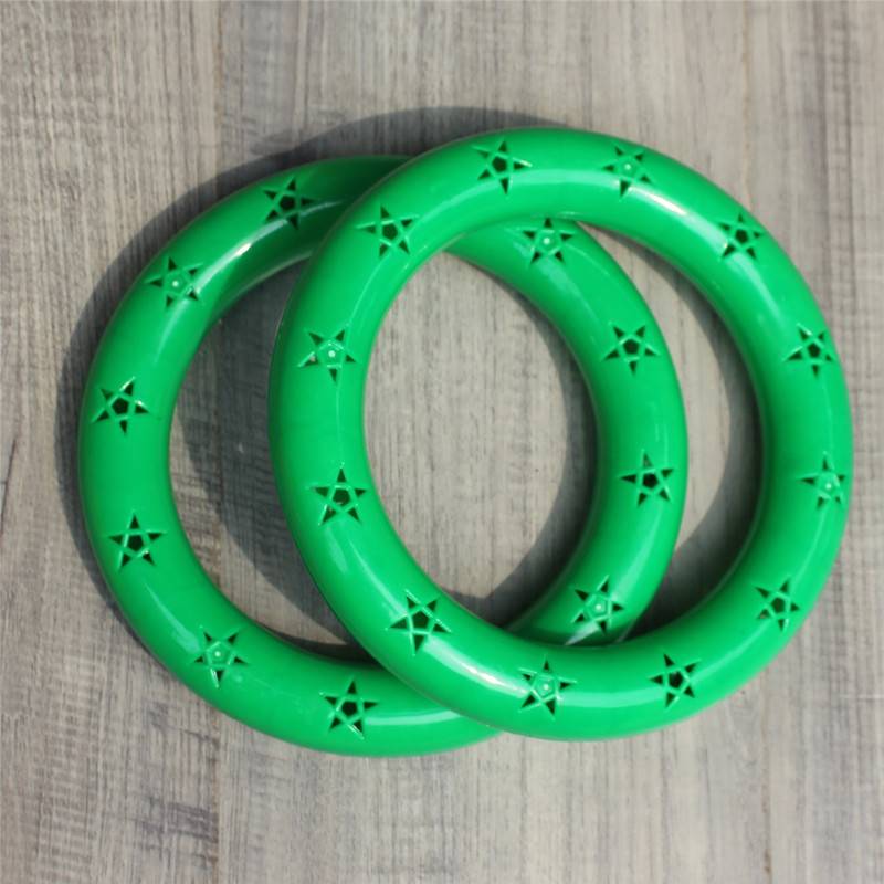 Thicked gymnastics ring 20 cm 2 green