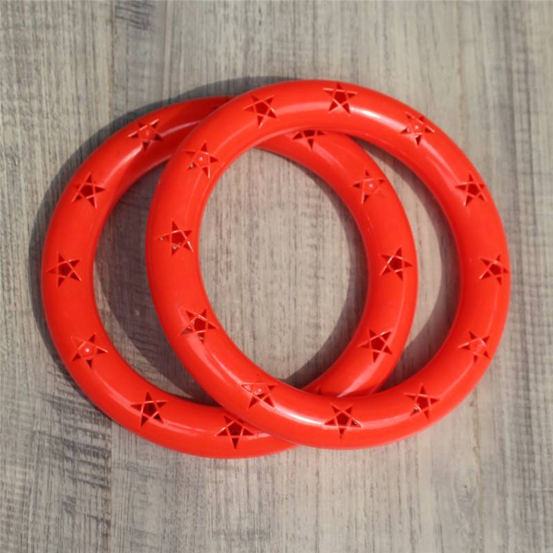 Thicked gymnastics ring 18 cm 2 red