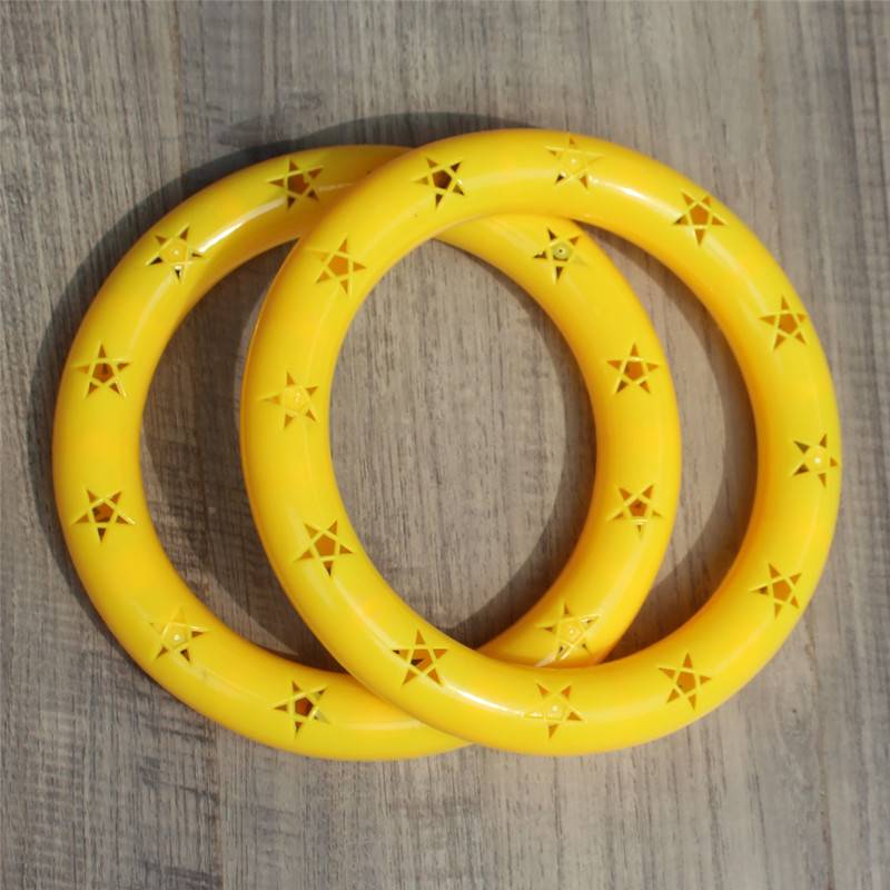Thick gymnastics ring 18 cm 2 yellow