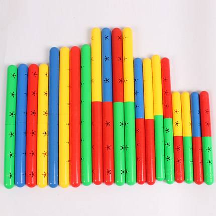 Kindergarten gymnastics equipment Morning morning exercises toy, children's fitness, sound dance relay gymnastics stick stick thickened