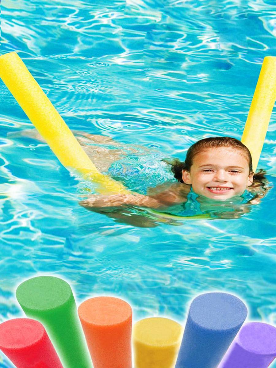 Swimming stick floating stick floating rod Children playing water buoyant stick kindergarten teaching with floating strip noodles bubble stick