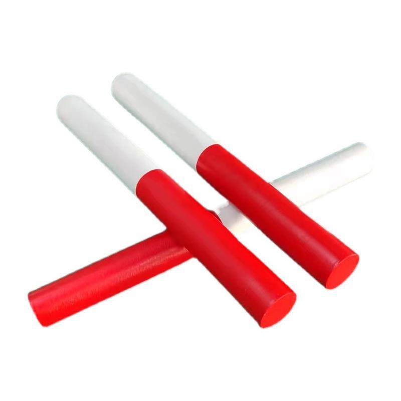 Track and field competition Standard Anthology Matthon 4*100m handover rod, solid wooden stick children's PVC game passing stick