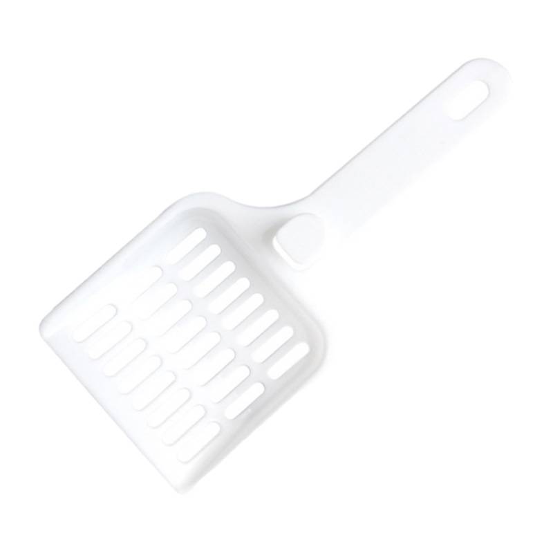Pet cleaning supplies Cat sand shovel plastic link integrated strong durable cat litter shovel can be printed on logo cross -border