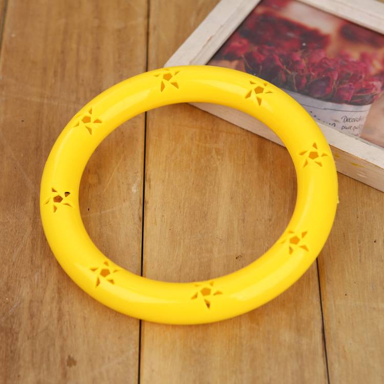 Thick 18cm stars gymnastics yellow
