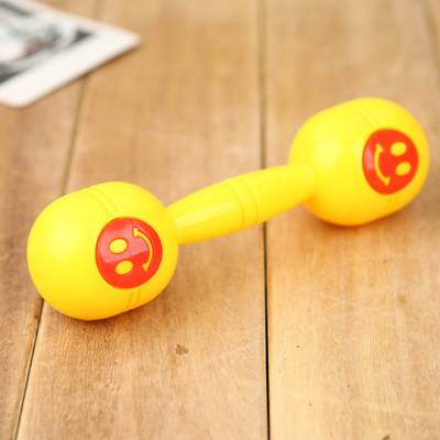 Thick round head smiley face yellow