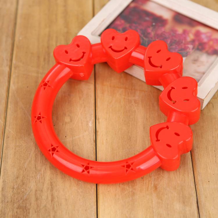 Thicked 18cm love -laughed face ring ring red