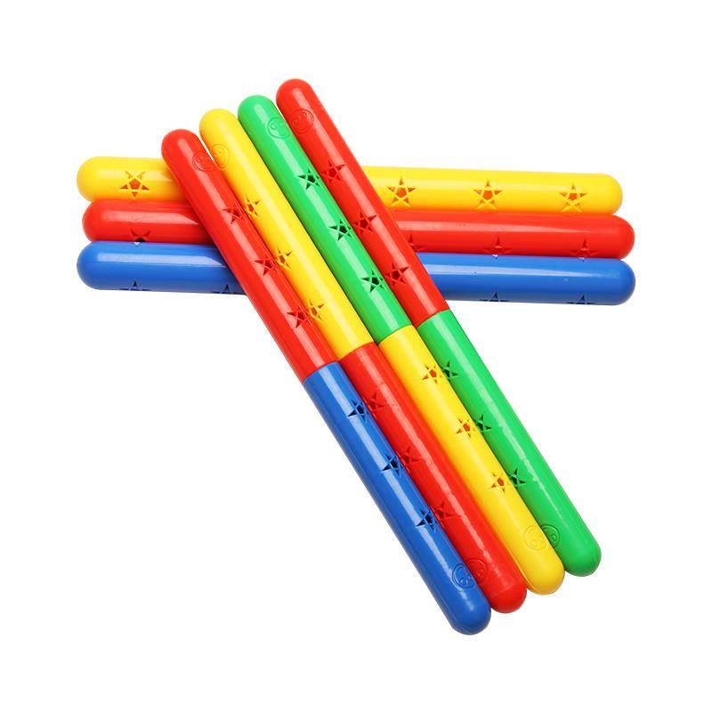 Children's relay stick thickened gymnastics sports rod kindergarten dance with sound plastic color rod morning fuck fitness equipment stick