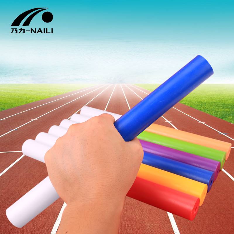 Athletic and field competition ABS relay stick 100m relaxation rod passes the red and white connecting force stick color color