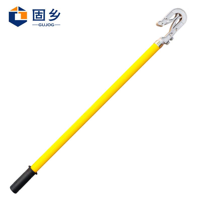 Guxiang 10KV high -voltage indoor discharge ground rod 35 kV tongue double tongue monkey head power insulation operation stick 1 meter double double