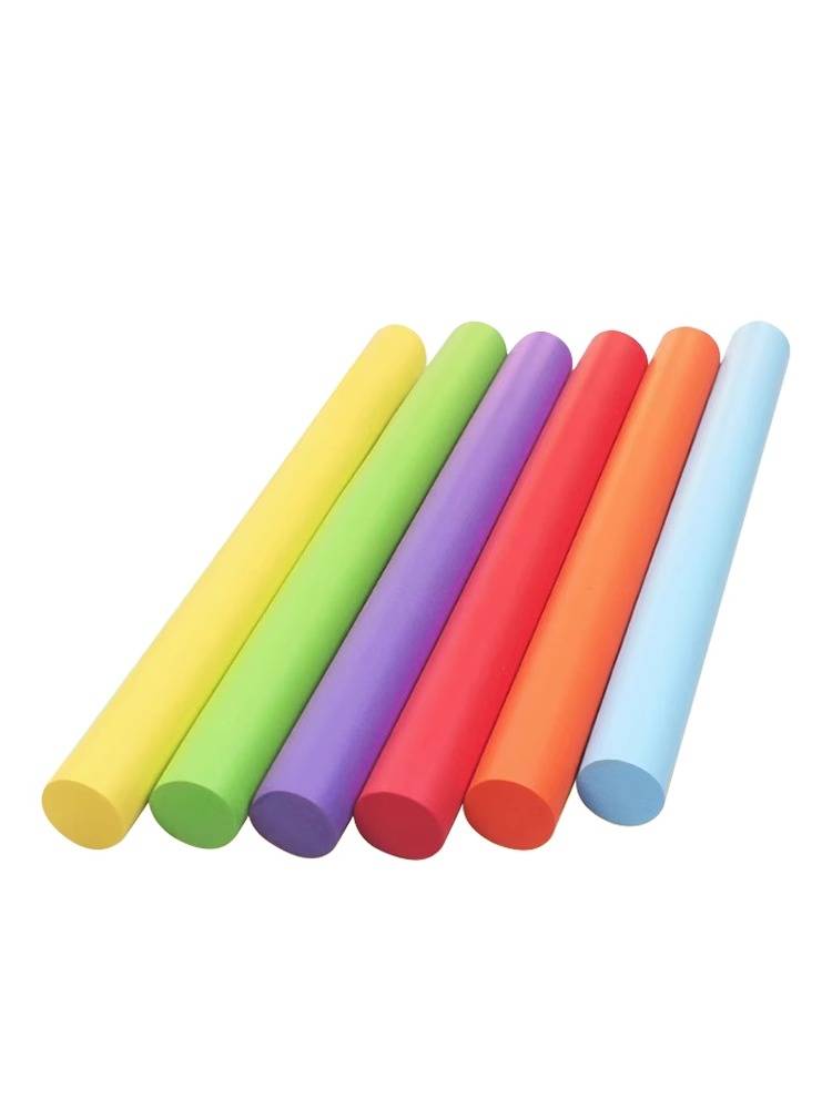 Children's kindergarten soft sponge relay rod sports equipment fitness rod soft track and field sports supplies