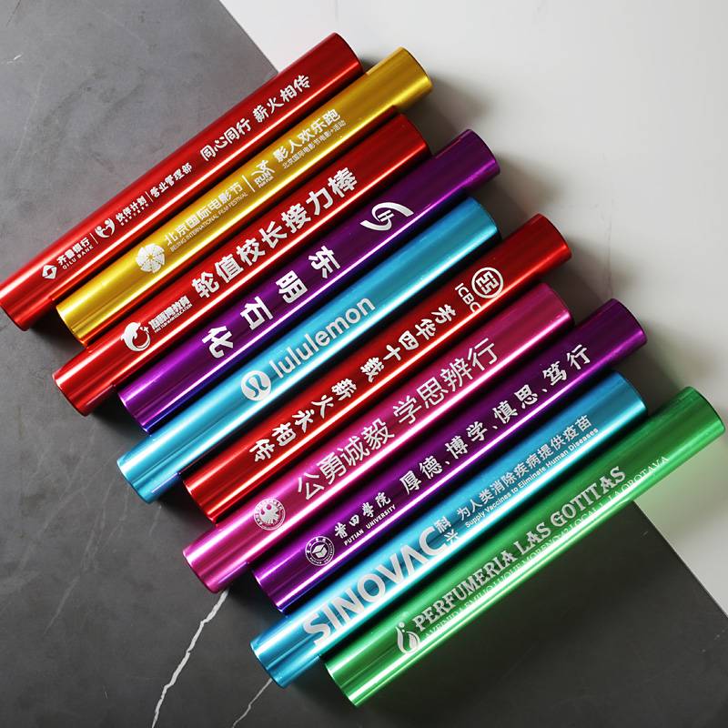 Customized track and field relay stick work transfer rod elementary school student kindergarten fun competition special aluminum alloy transmission stick