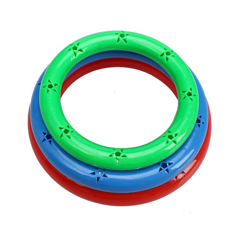 Kindergarten Morning Instrument Proposal, large sound dumbbells, children's fitness gymnastics rings dance bell plastic dumbbells
