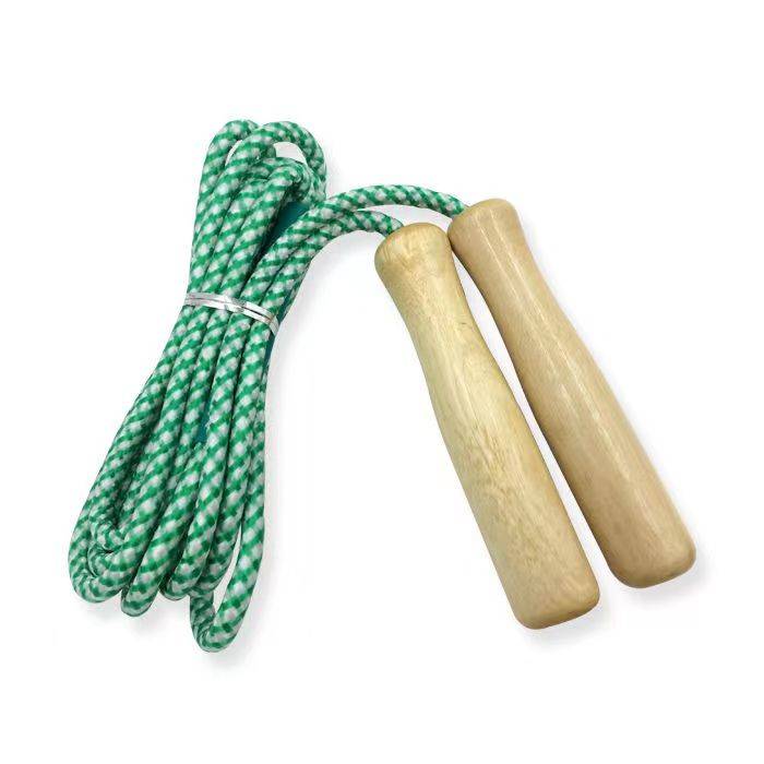 1 sandbag+1 wooden handle skipping [random color]