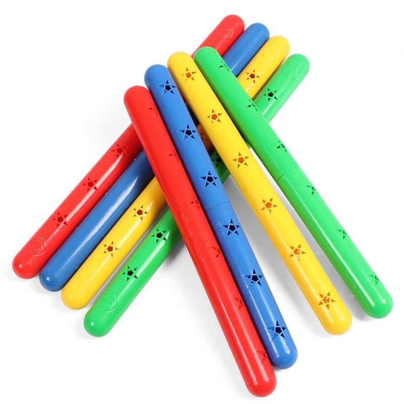 Gymnastics rod Kindergarten Morning Morning Ball Ball Bill Instead Dance Performance Competition with sound plastic relay stick