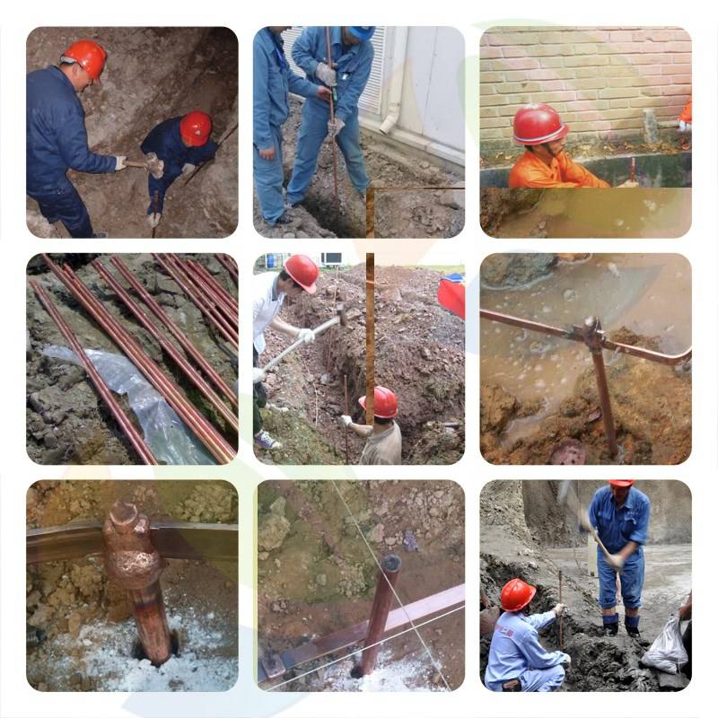 Locke's ground rod engineering home outdoor line pile power lightning lightning protection ground needle copper and bronze bag steel