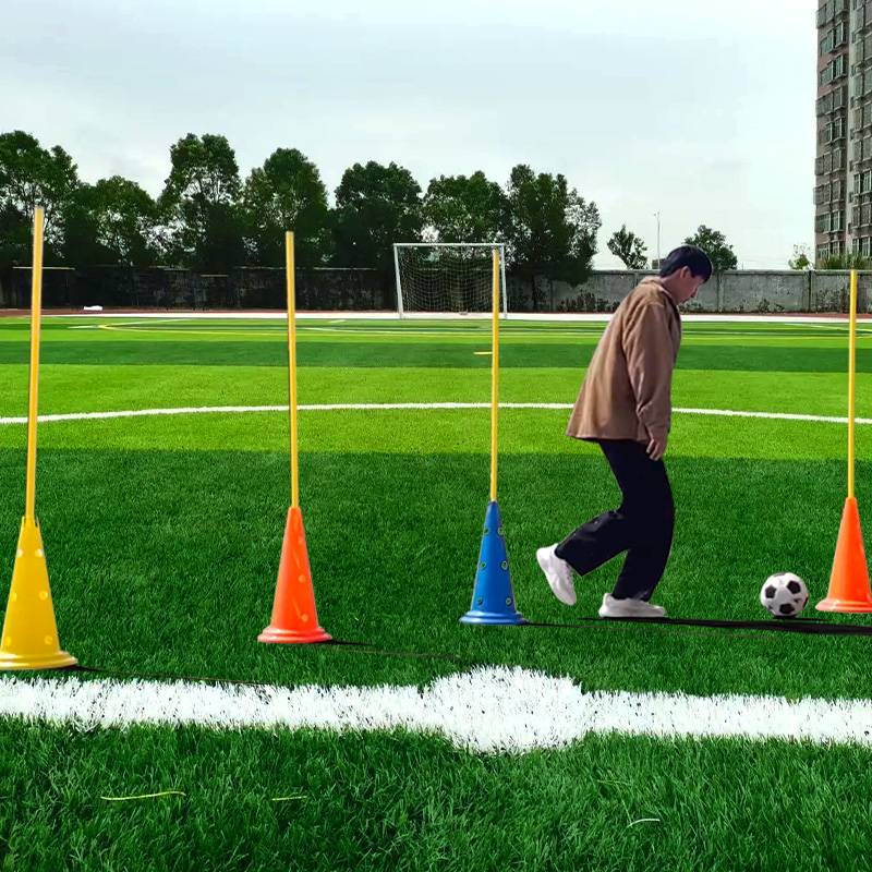 Middle entrance examination basketball training rod logo bucket basketball football marker training rod training bar children's training obstacles