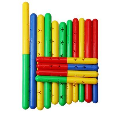 Kindergarten gymnastics equipment Morning morning exercises toy, children's fitness, sound dance relay gymnastics stick stick thickened