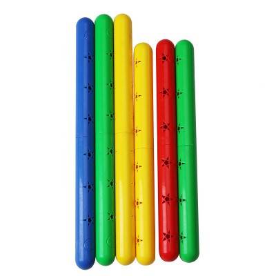 Kindergarten gymnastics equipment Morning morning exercises toy, children's fitness, sound dance relay gymnastics stick stick thickened