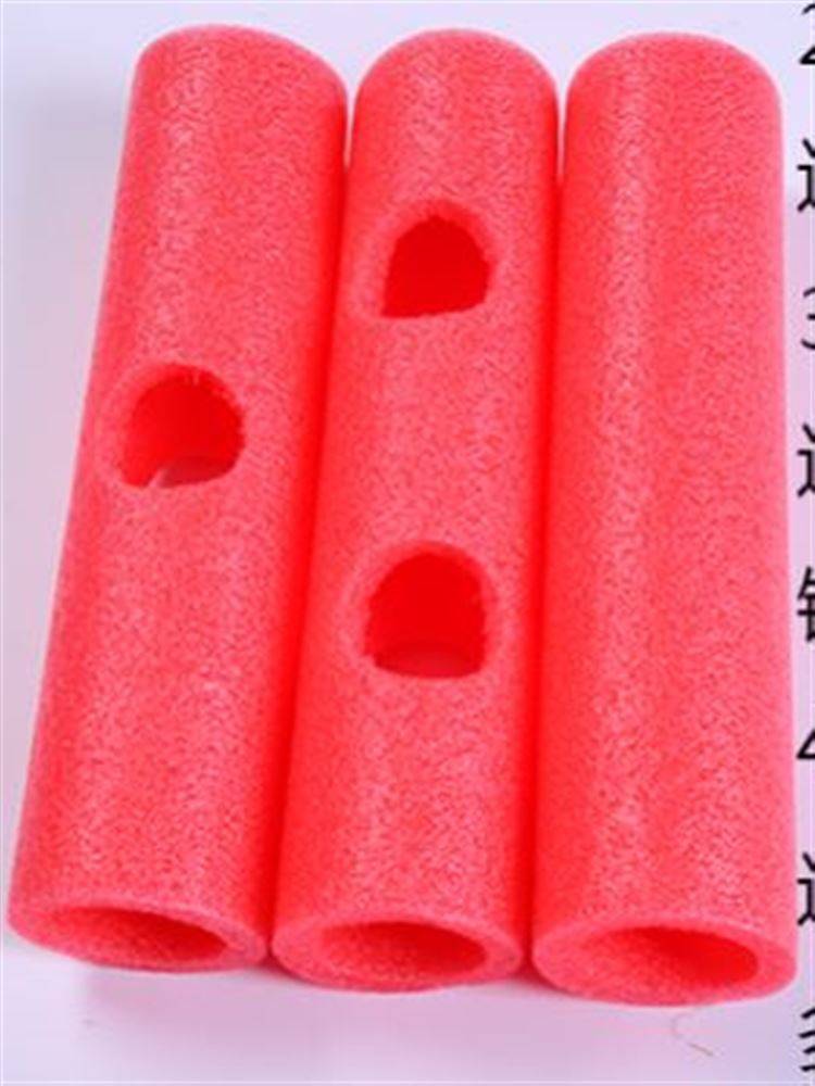 Children's swimming buoyant rod bubble bubble bar connection foam rod water floating water floating ring color solid floating strip