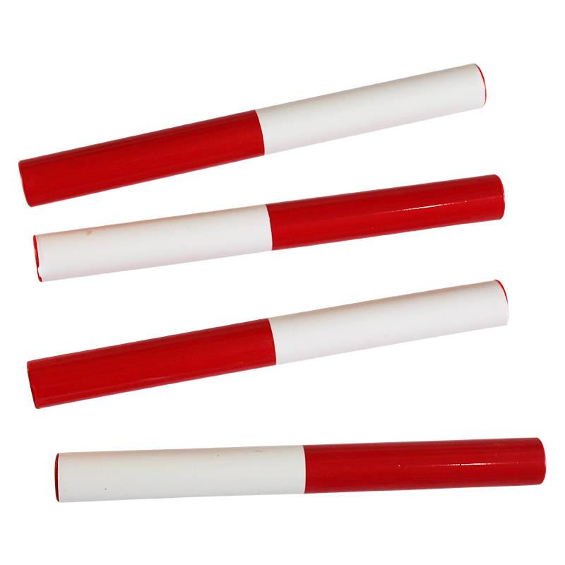 Anti -Bantal Athletics Competition Special red and white high -strength plastic durable 100 -meter transmission standard ABS relay stick