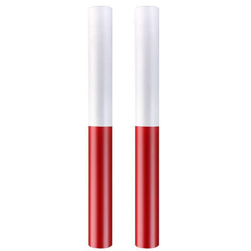 Gymnastful gymnastics baton baton sports track and field relay race red and white 4100 meters relay sticks one